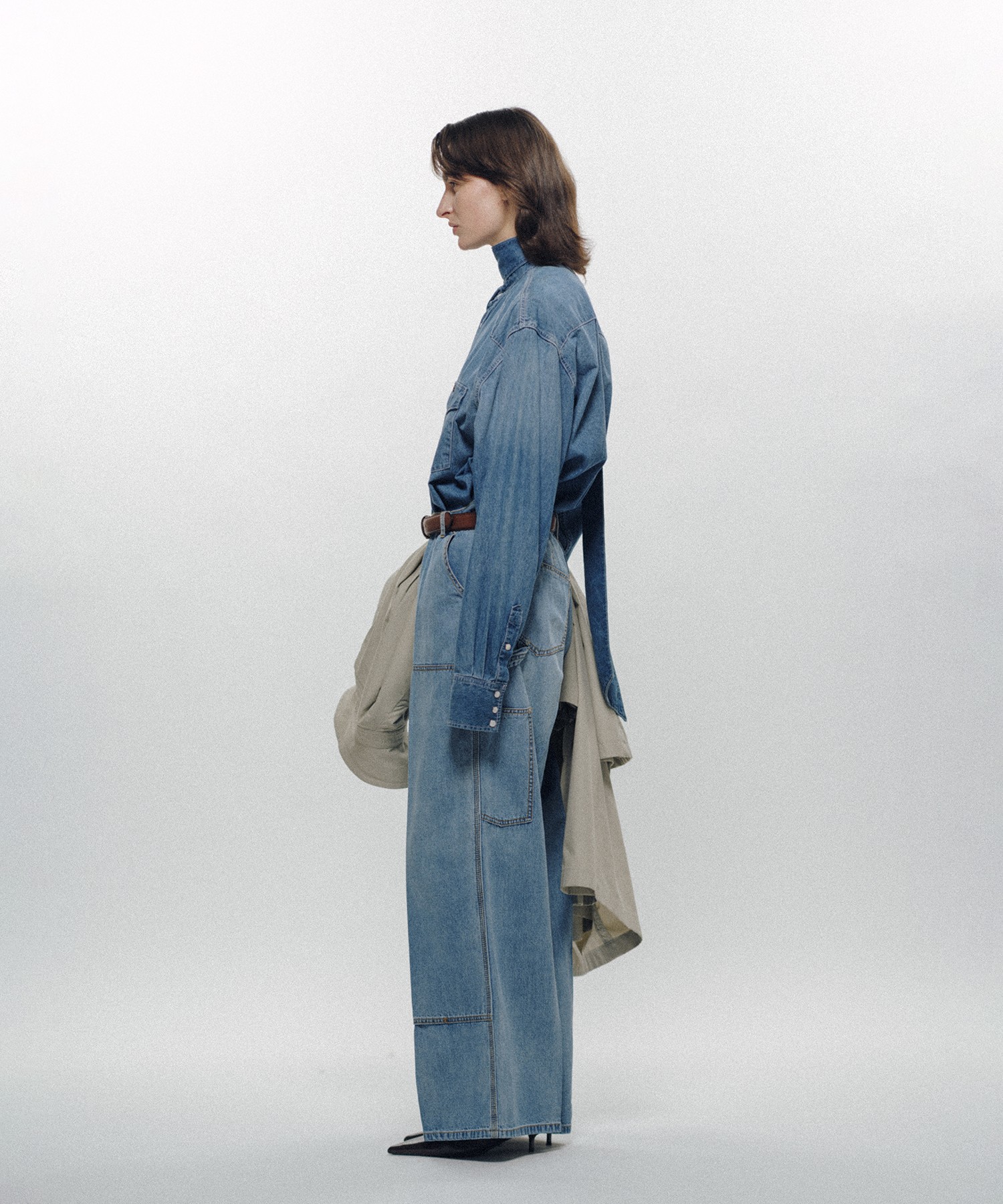 Double Knee Linen Jeans