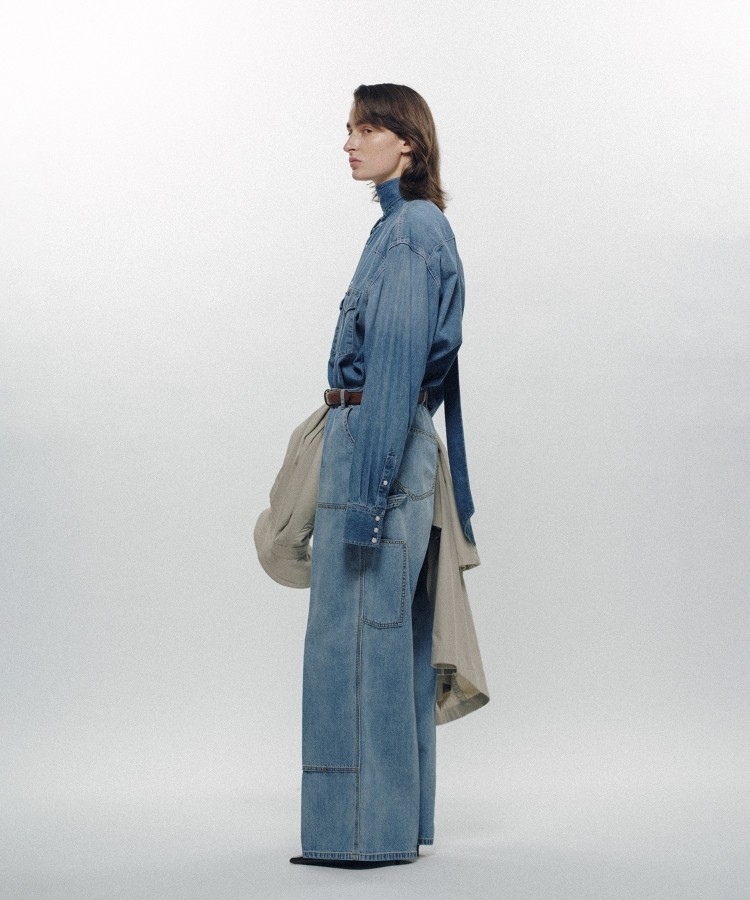 Double Knee Linen Jeans