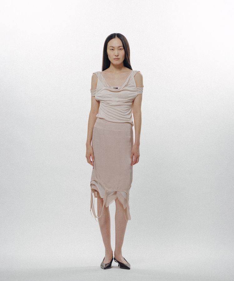 Triple-Layered Camisole Skirt