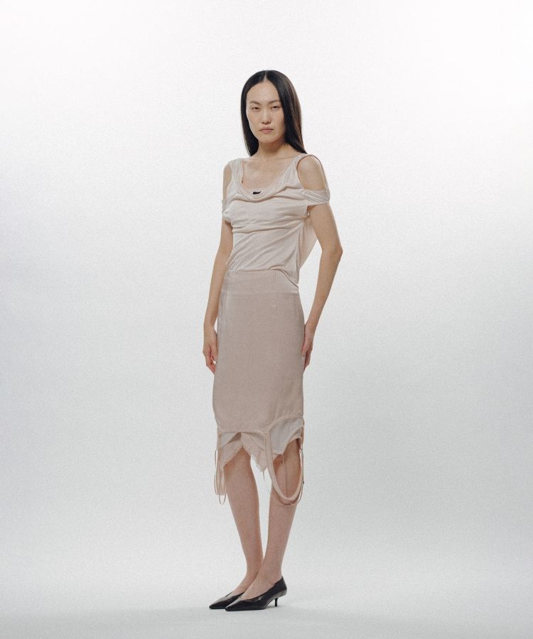Triple-Layered Camisole Skirt