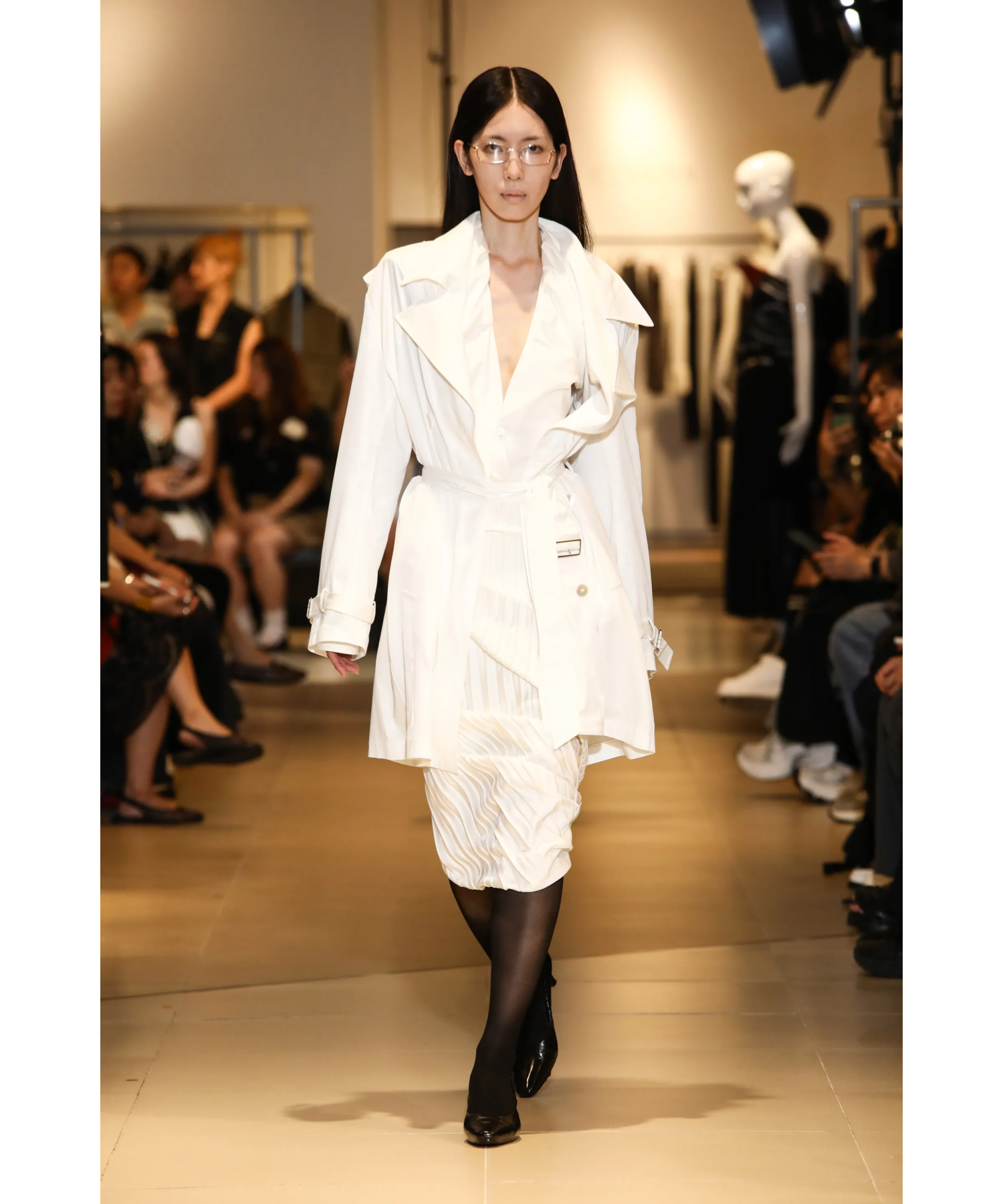 Rolled-In Collar Shirt