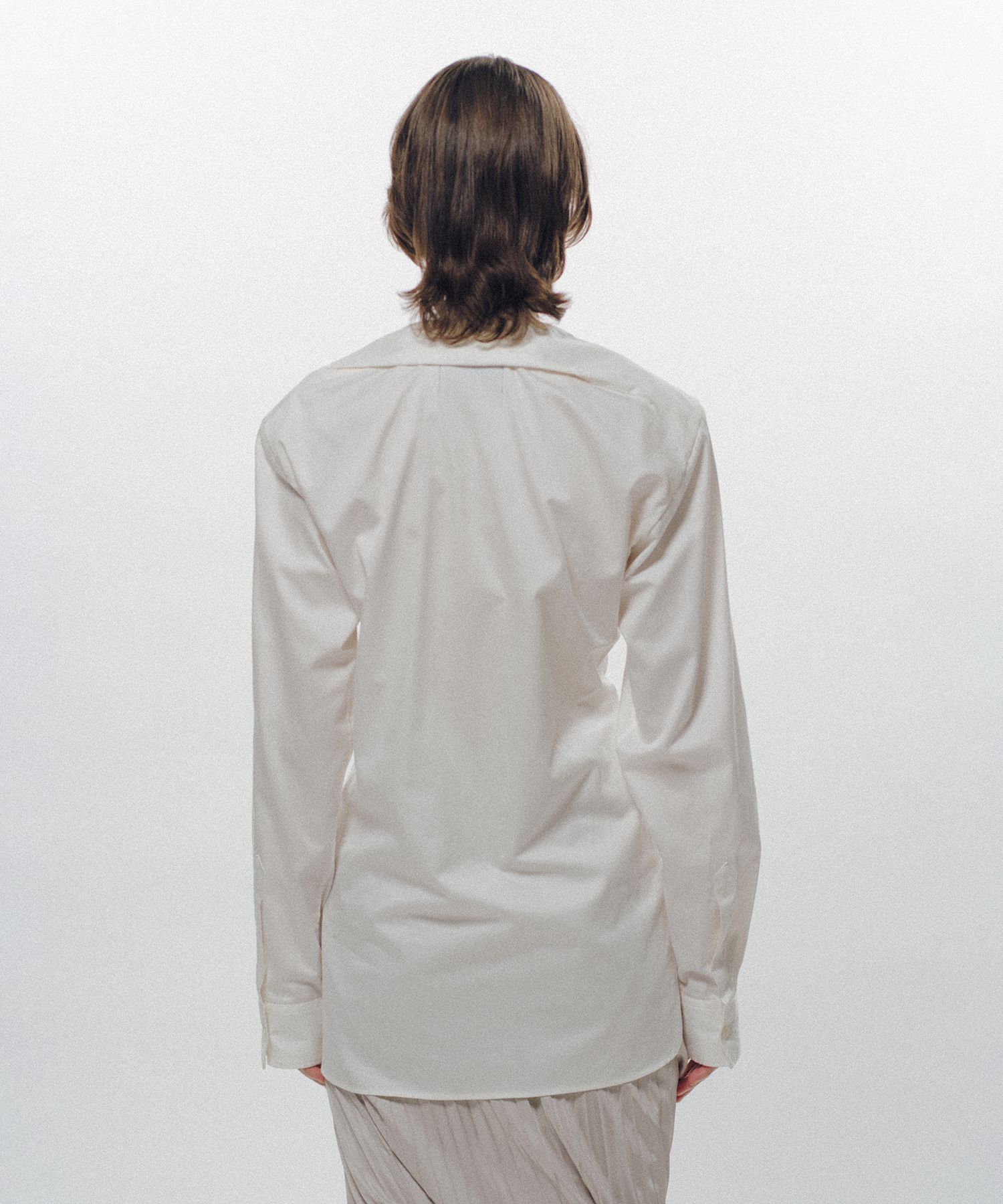 Rolled-In Collar Shirt
