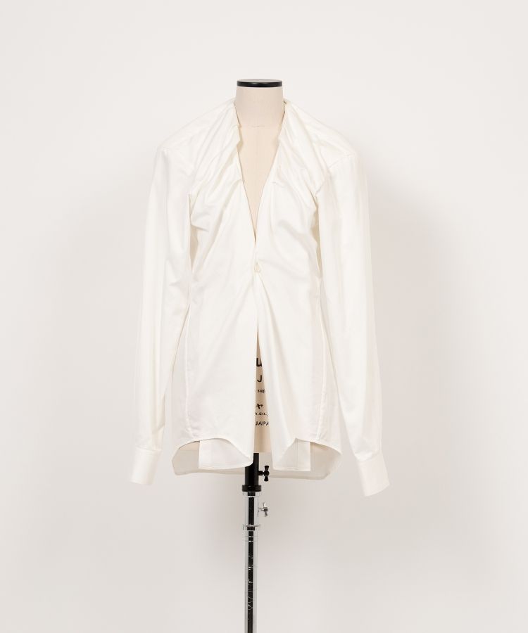 Rolled-In Collar Shirt