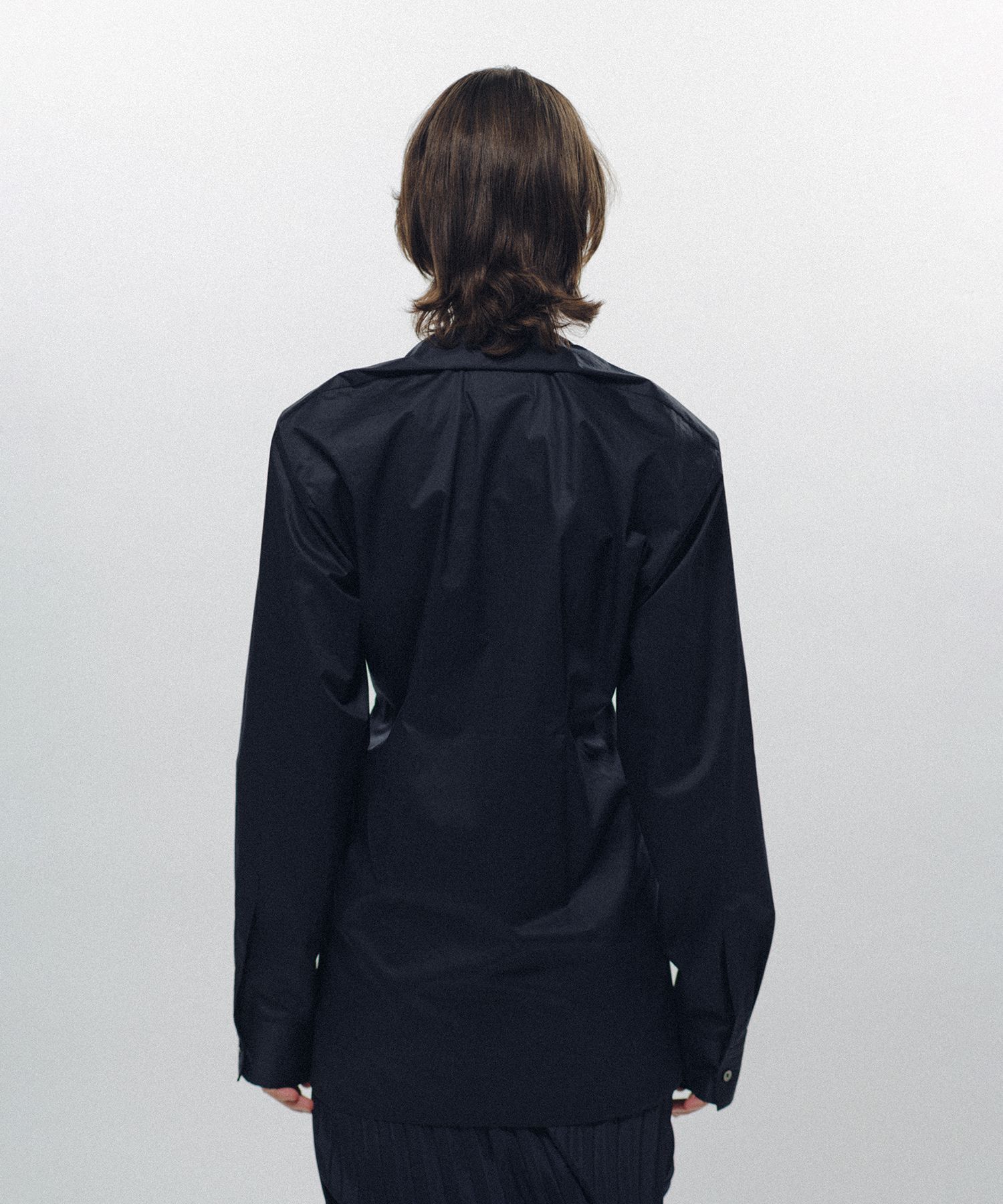 Rolled-In Collar Shirt
