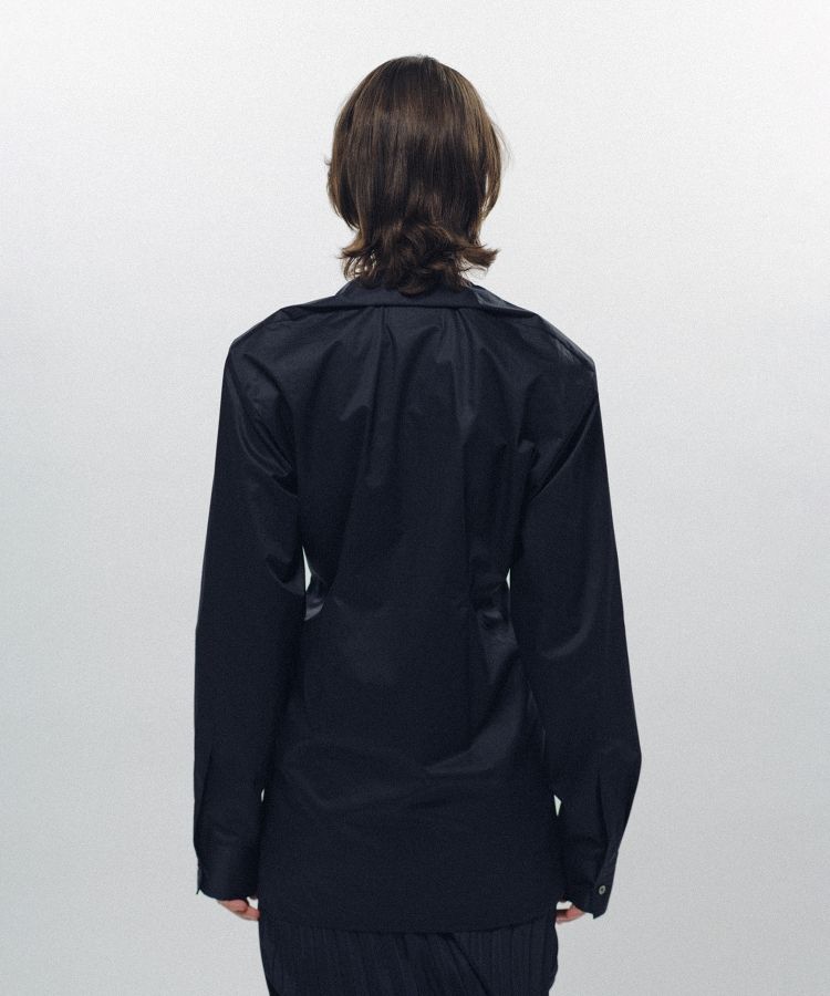 Rolled-In Collar Shirt
