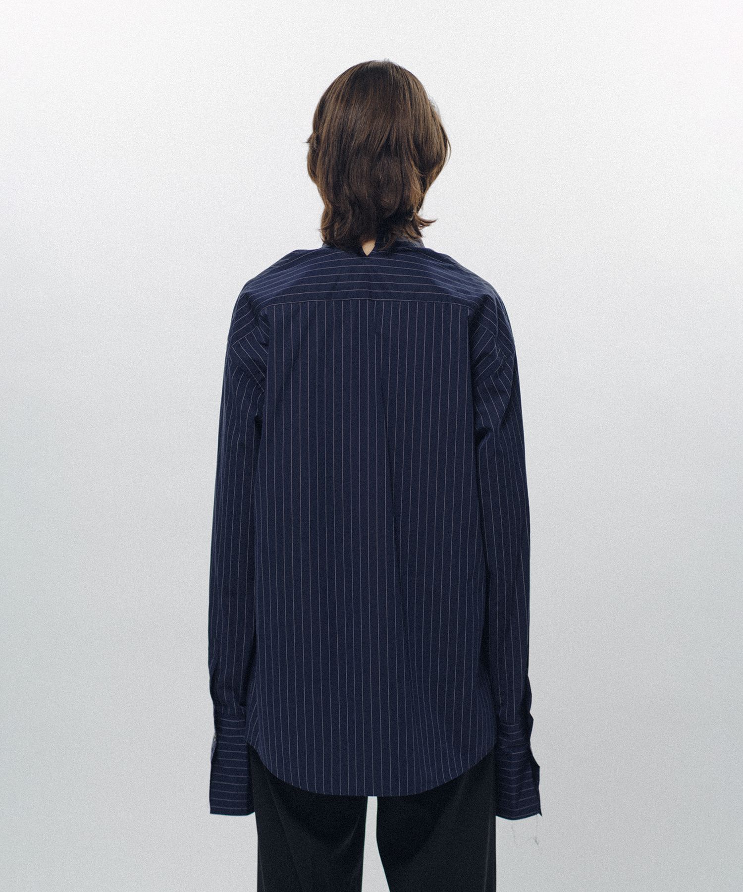 Delicate Upright Collar Shirt