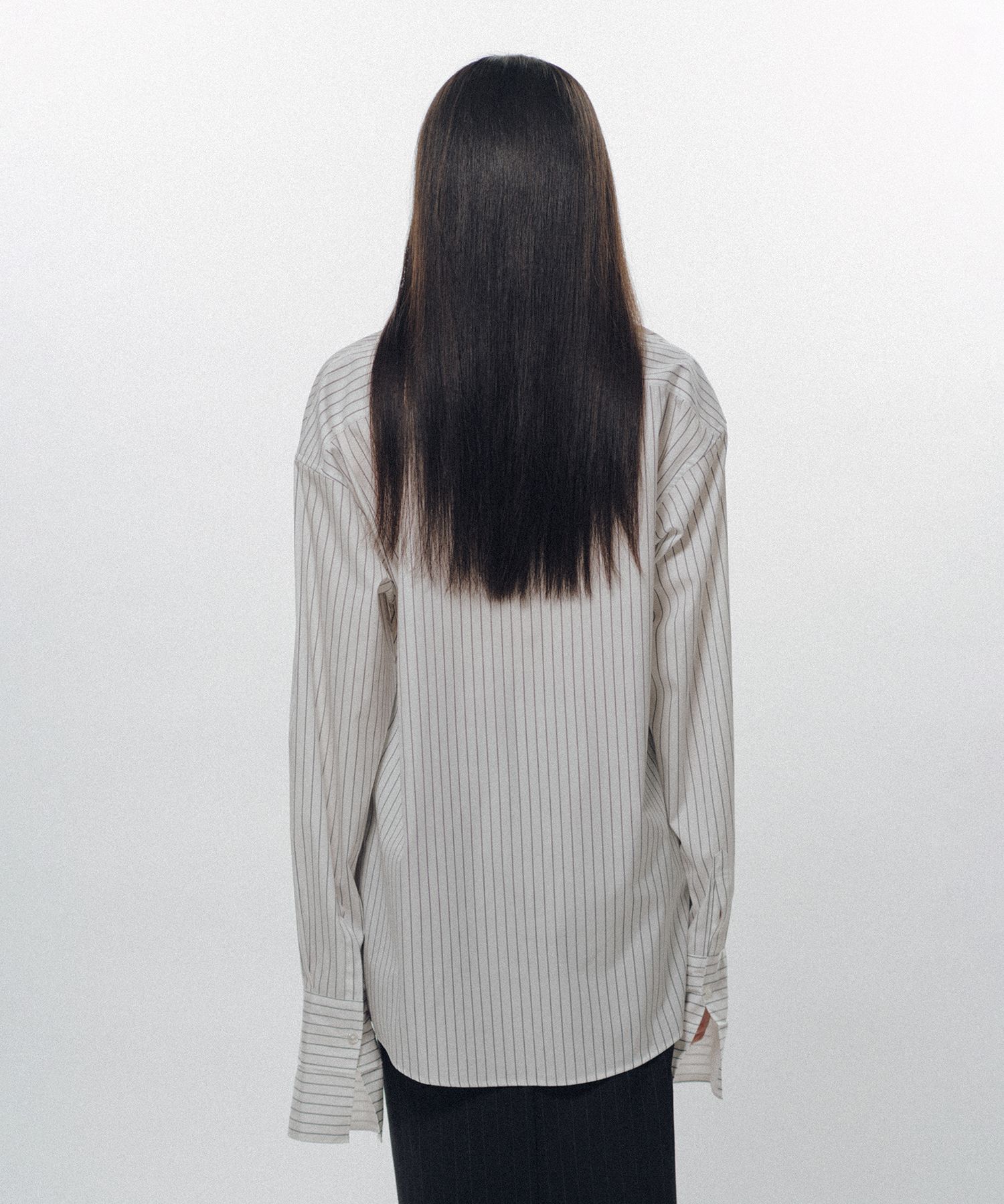 Delicate Upright Collar Shirt