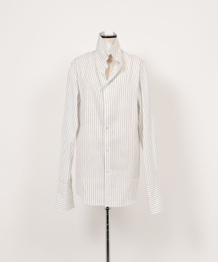 Delicate Upright Collar Shirt
