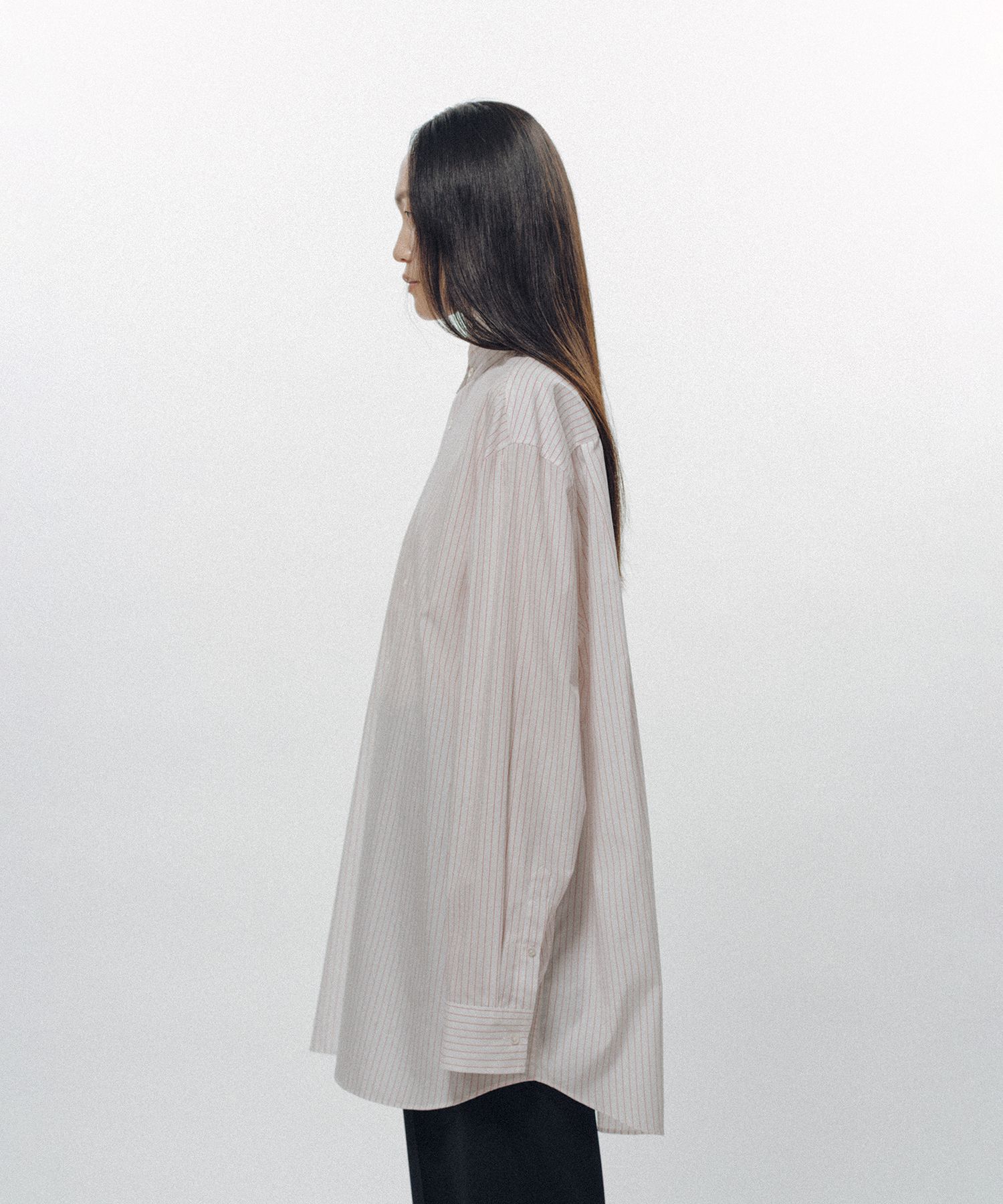 Oversized Long Collar Shirt