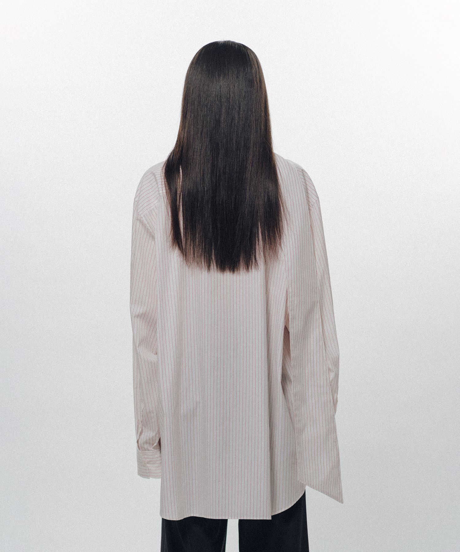 Oversized Long Collar Shirt
