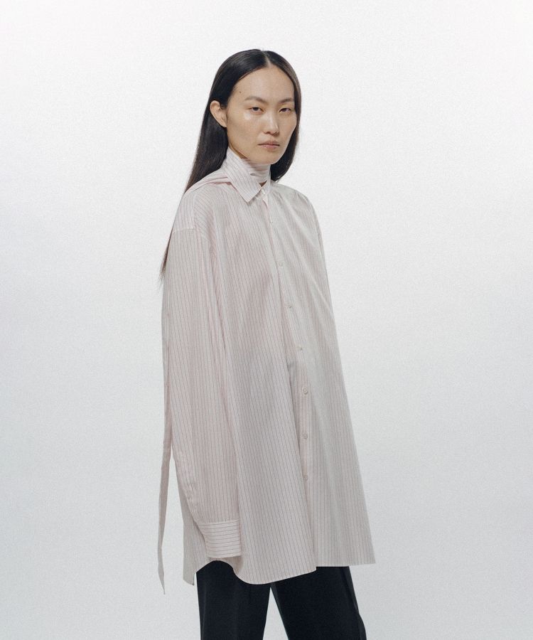 Oversized Long Collar Shirt