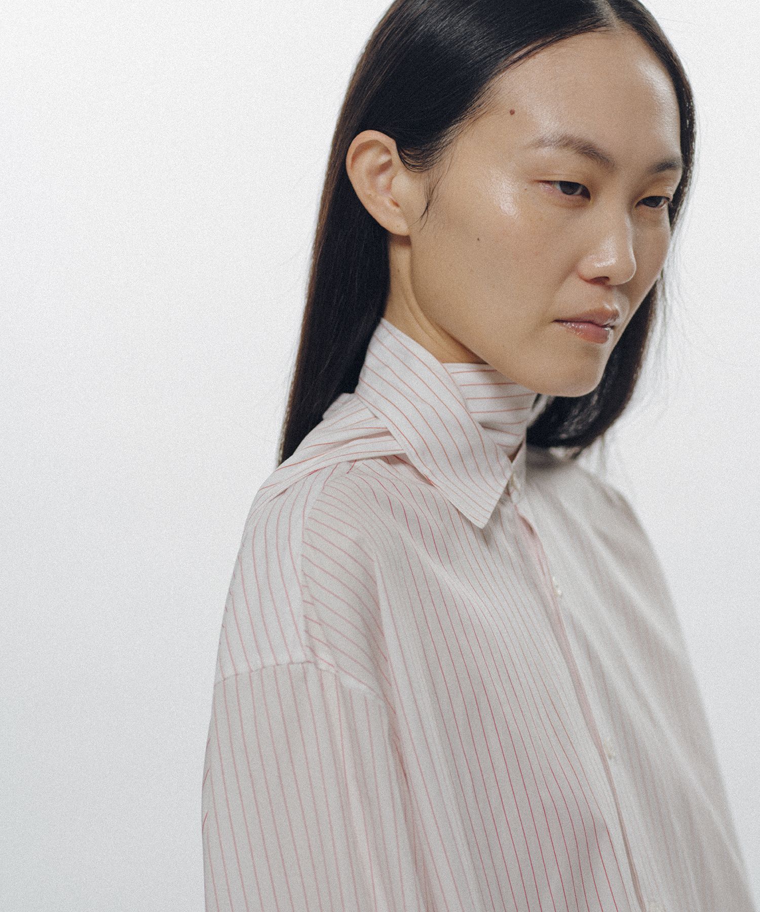 Oversized Long Collar Shirt