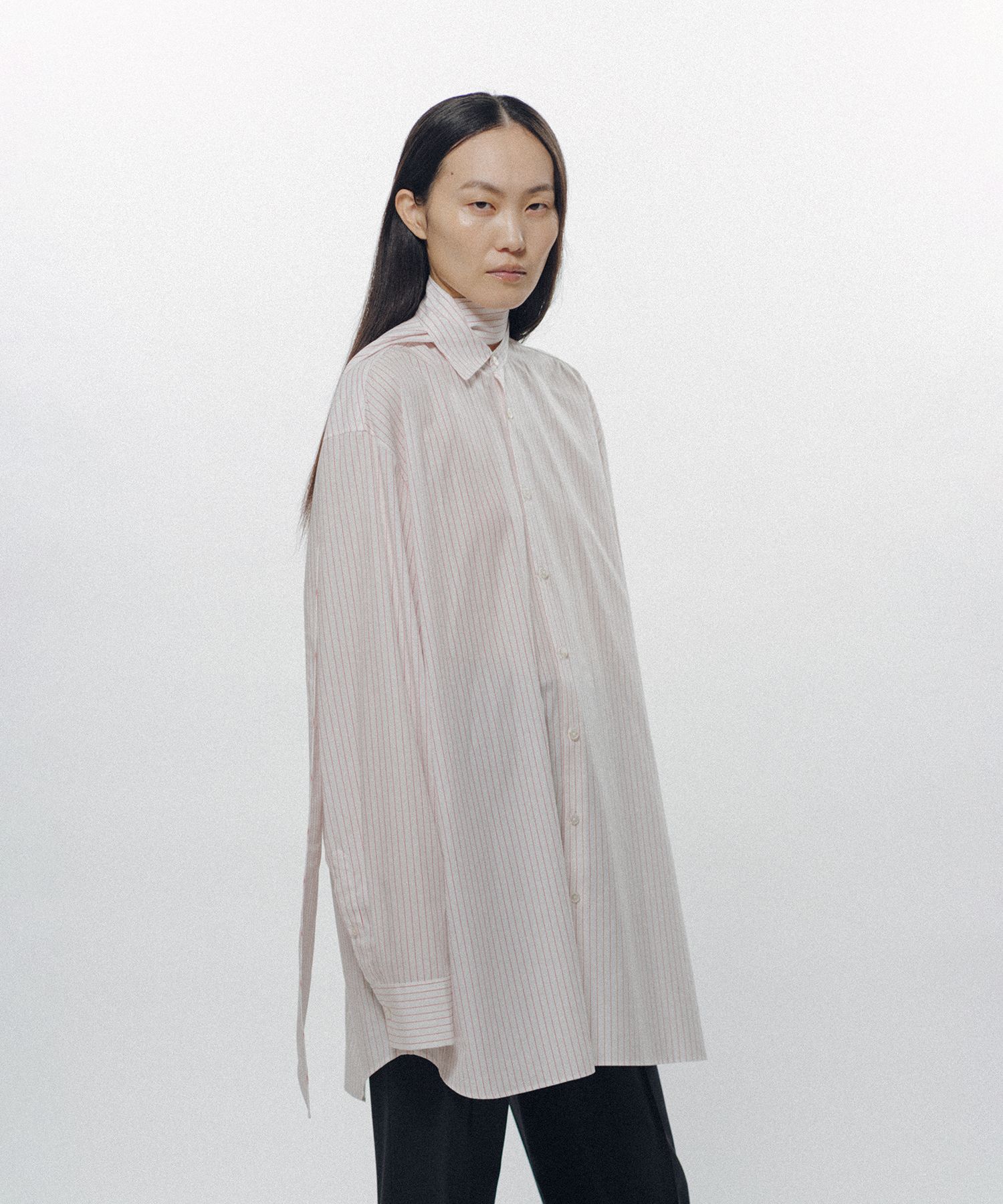 Oversized Long Collar Shirt
