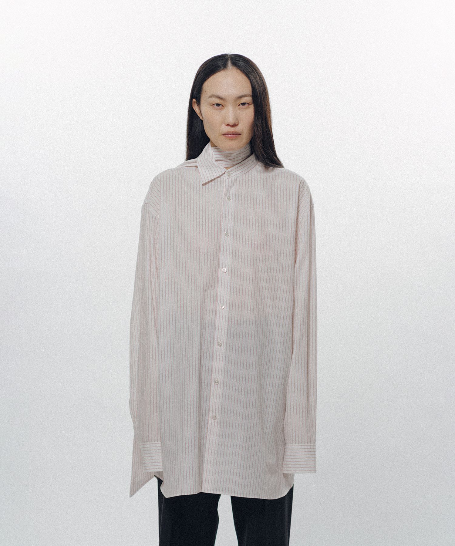 Oversized Long Collar Shirt