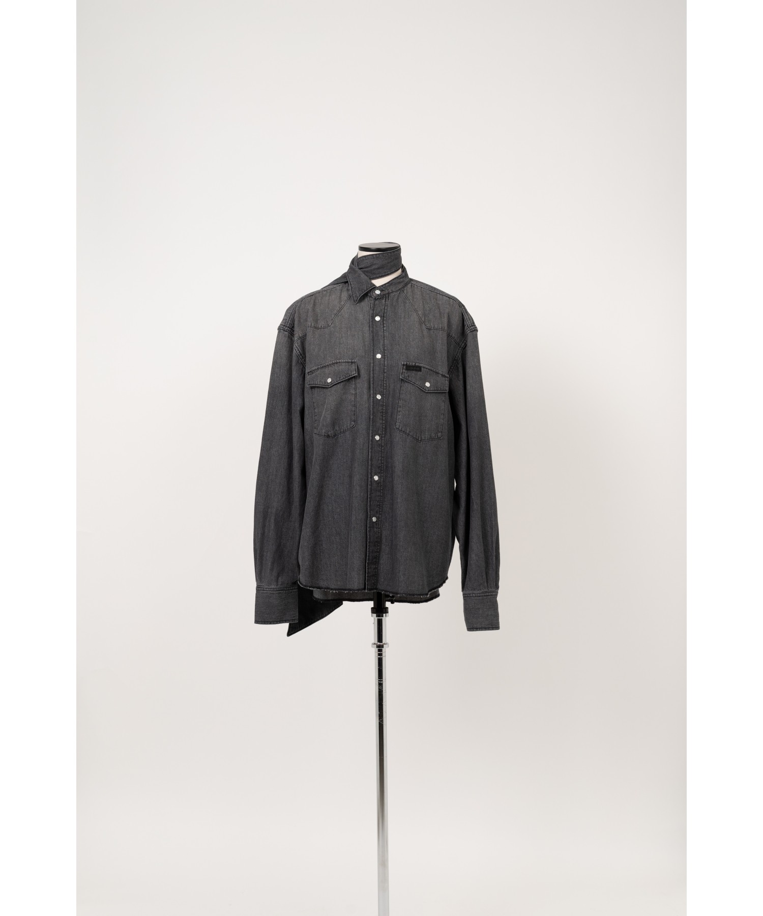 Oversized Long Collar Shirt