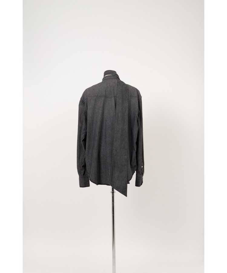 Oversized Long Collar Shirt