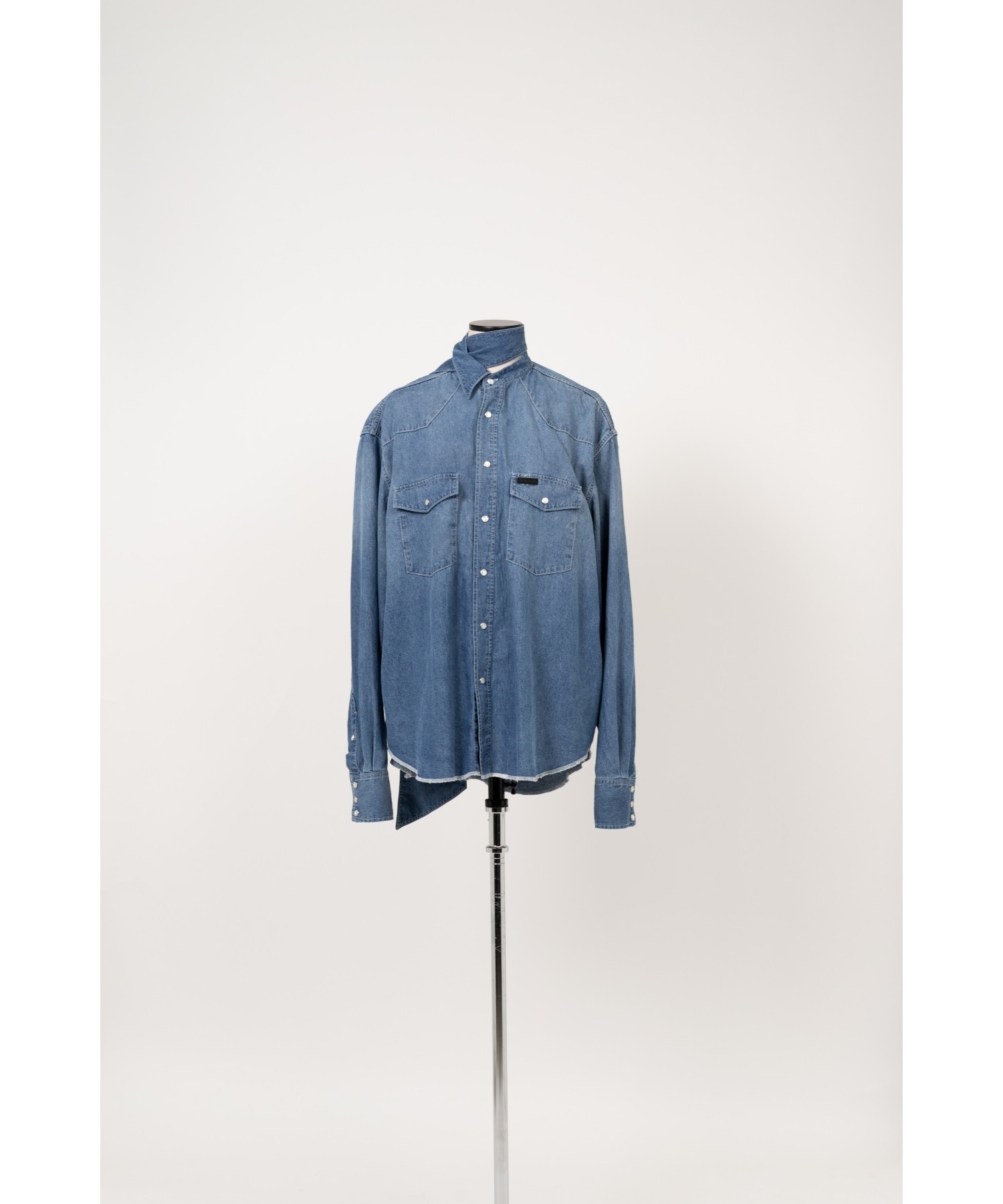 Oversized Long Collar Shirt