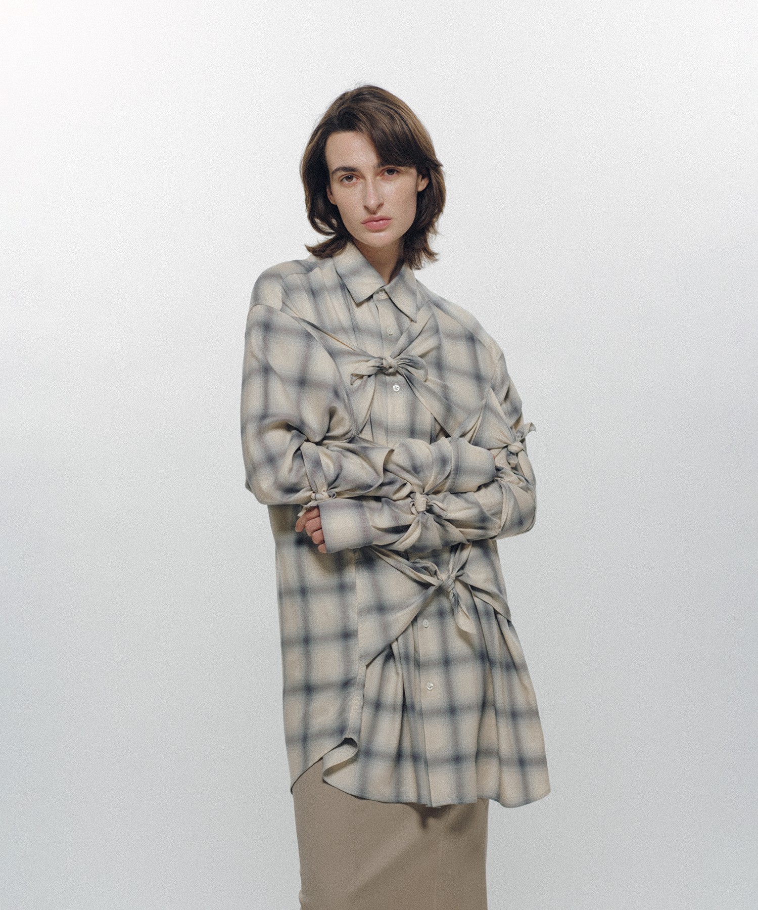 Imitation Ribbon Shirt