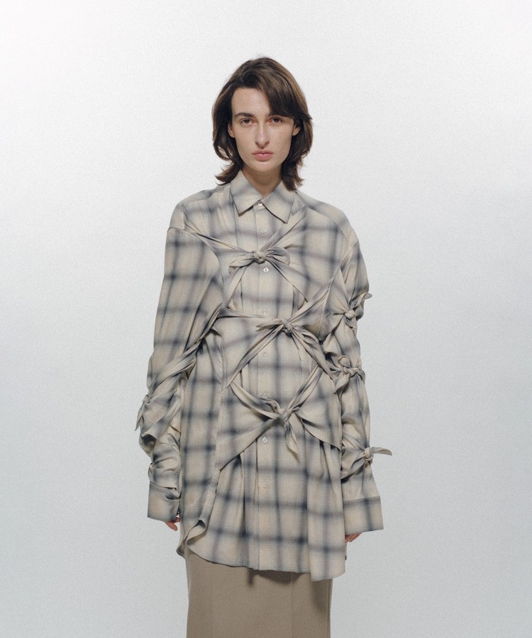 Imitation Ribbon Shirt