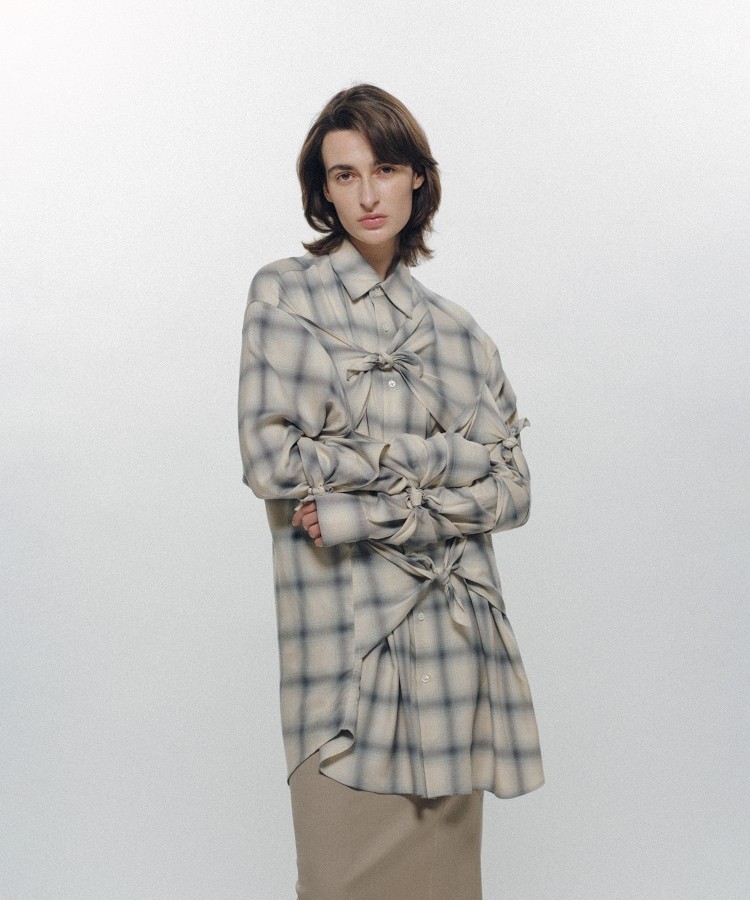 Imitation Ribbon Shirt