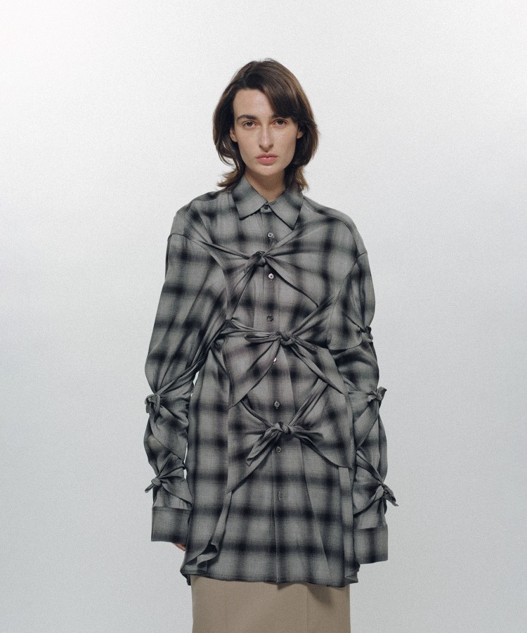 Imitation Ribbon Shirt