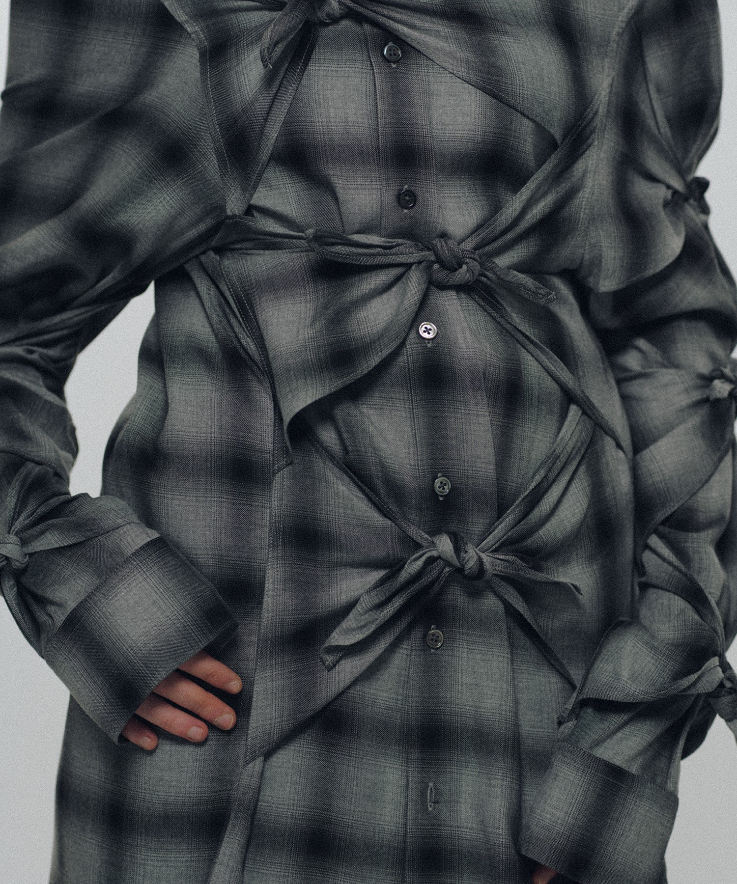 Imitation Ribbon Shirt