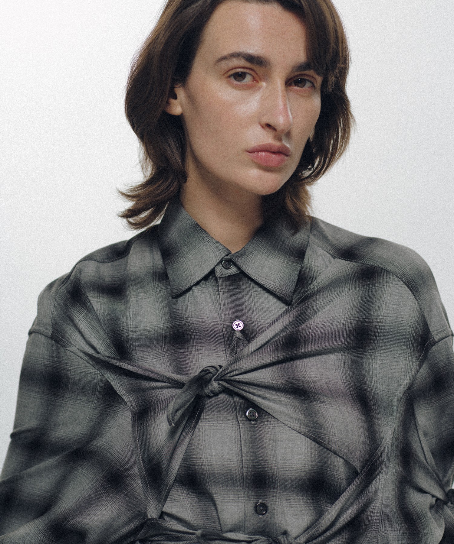 Imitation Ribbon Shirt