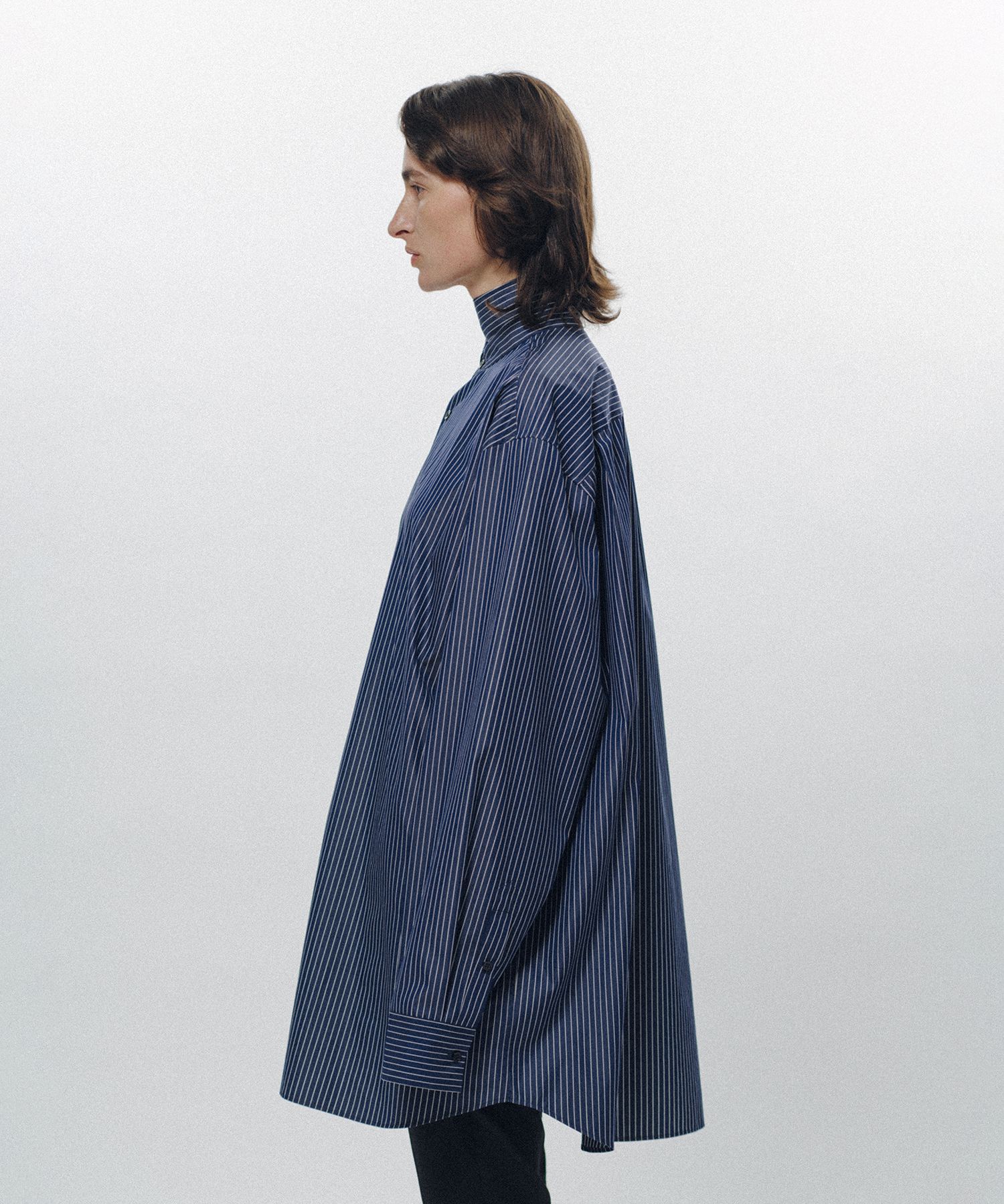 Oversized Long Collar Shirt