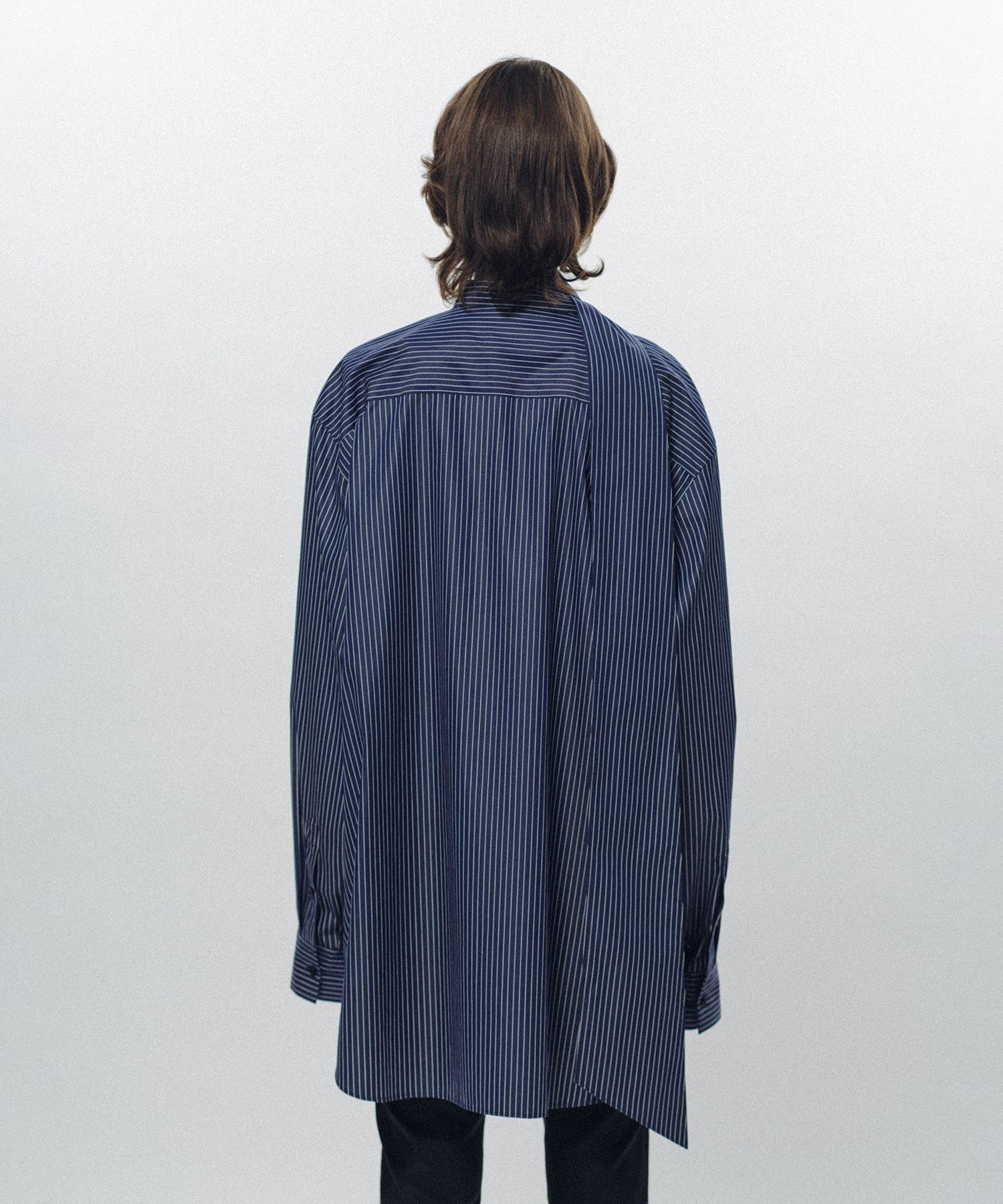 Oversized Long Collar Shirt