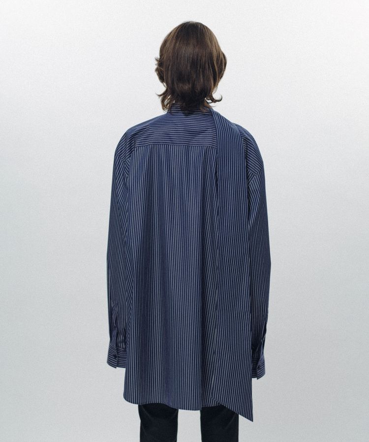 Oversized Long Collar Shirt