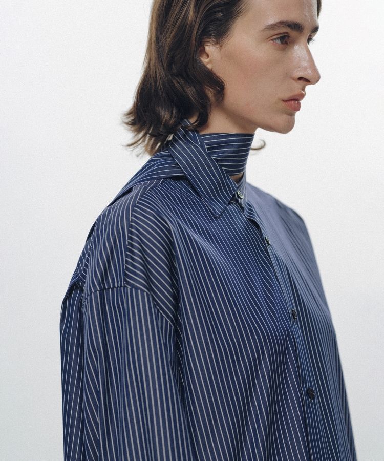 Oversized Long Collar Shirt