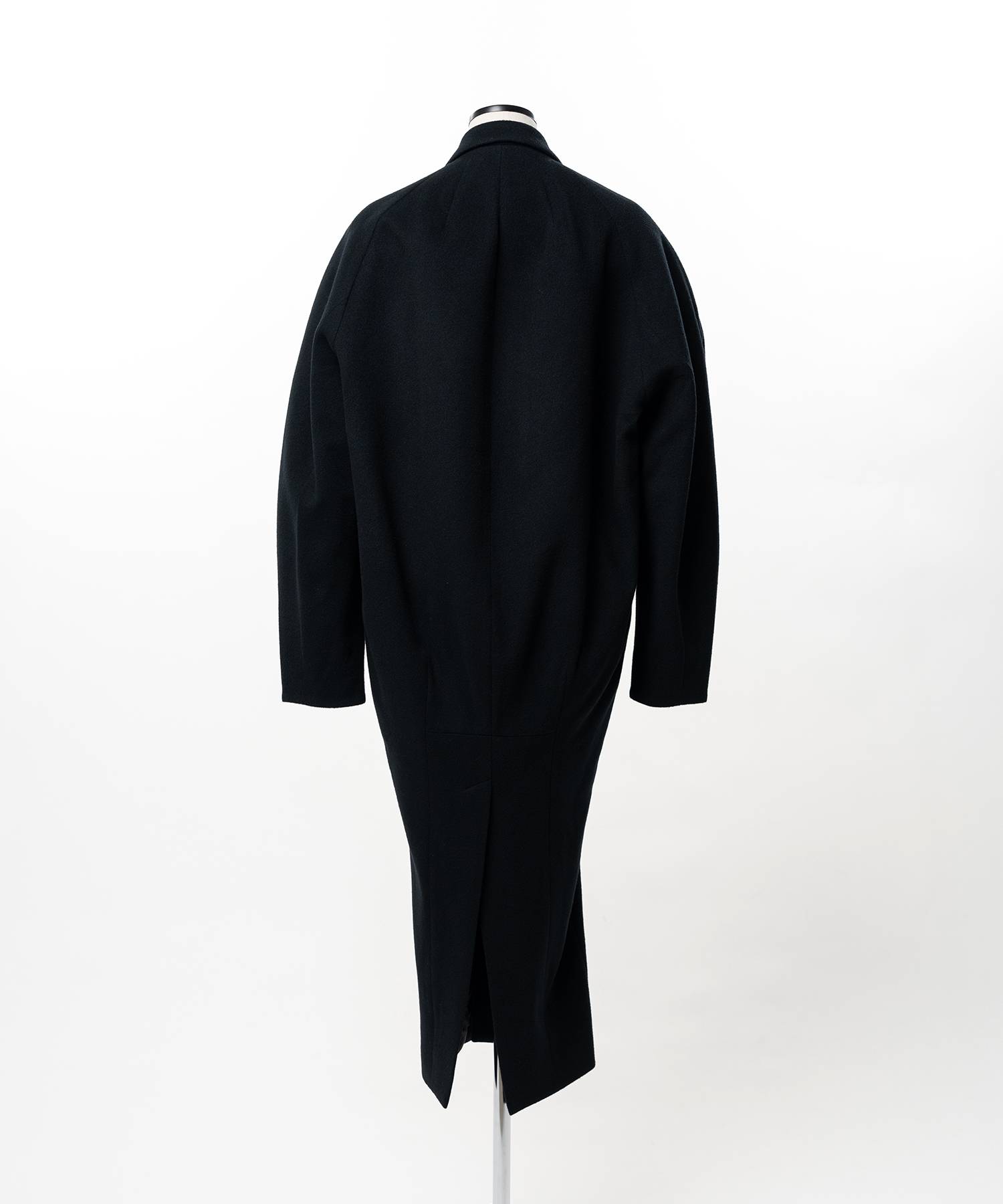 Cocoon-Shaped Chesterfield Coat
