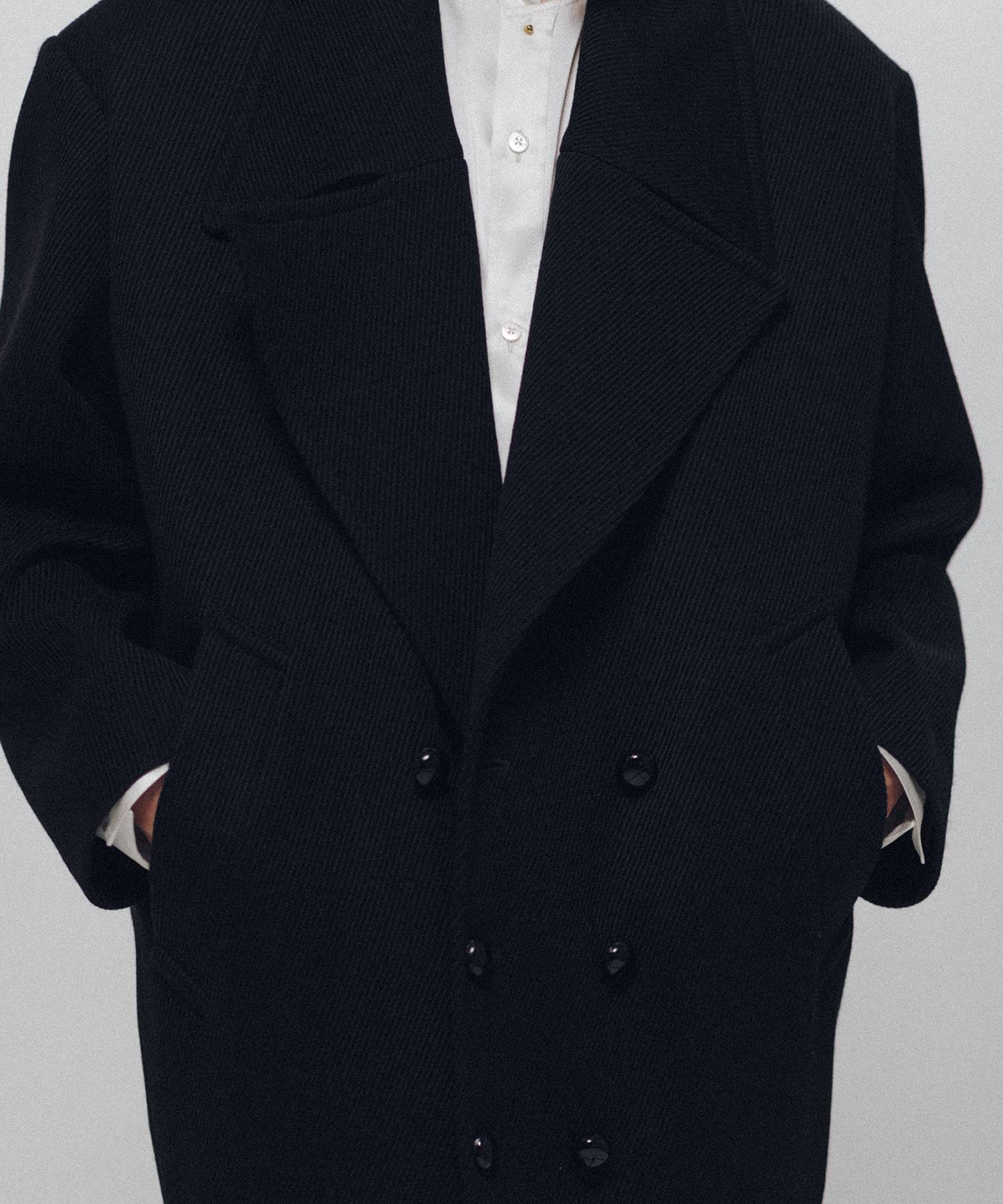 Cocoon-Shaped Short Coat