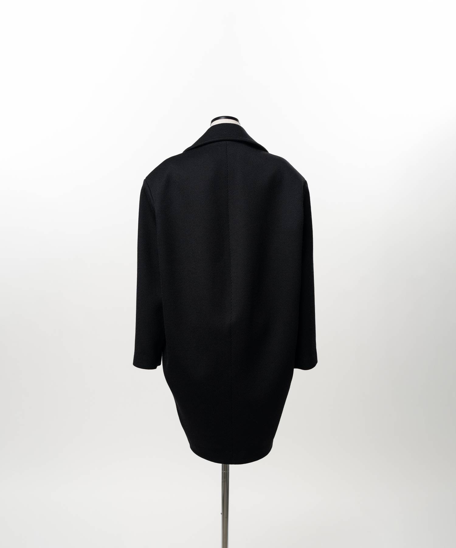Cocoon-Shaped Short Coat