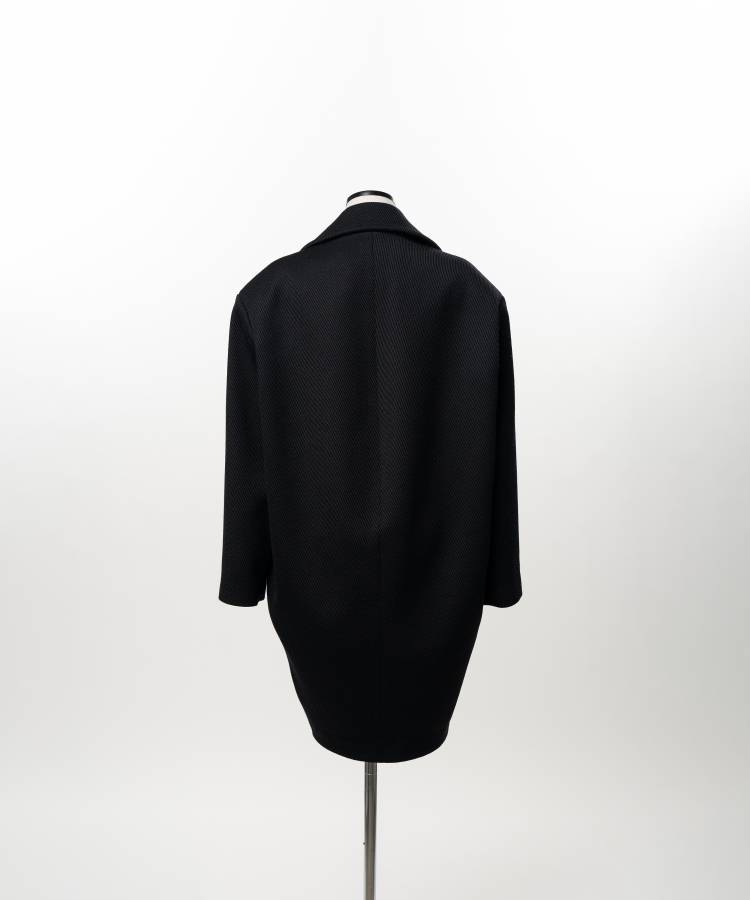 Cocoon-Shaped Short Coat