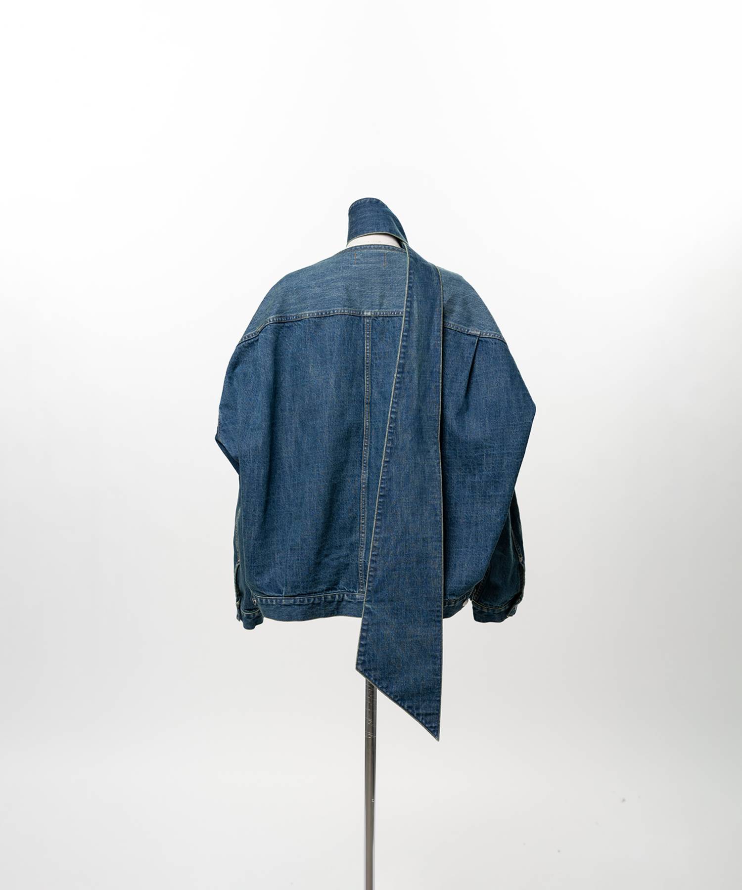 Denim Long Collar Jacket