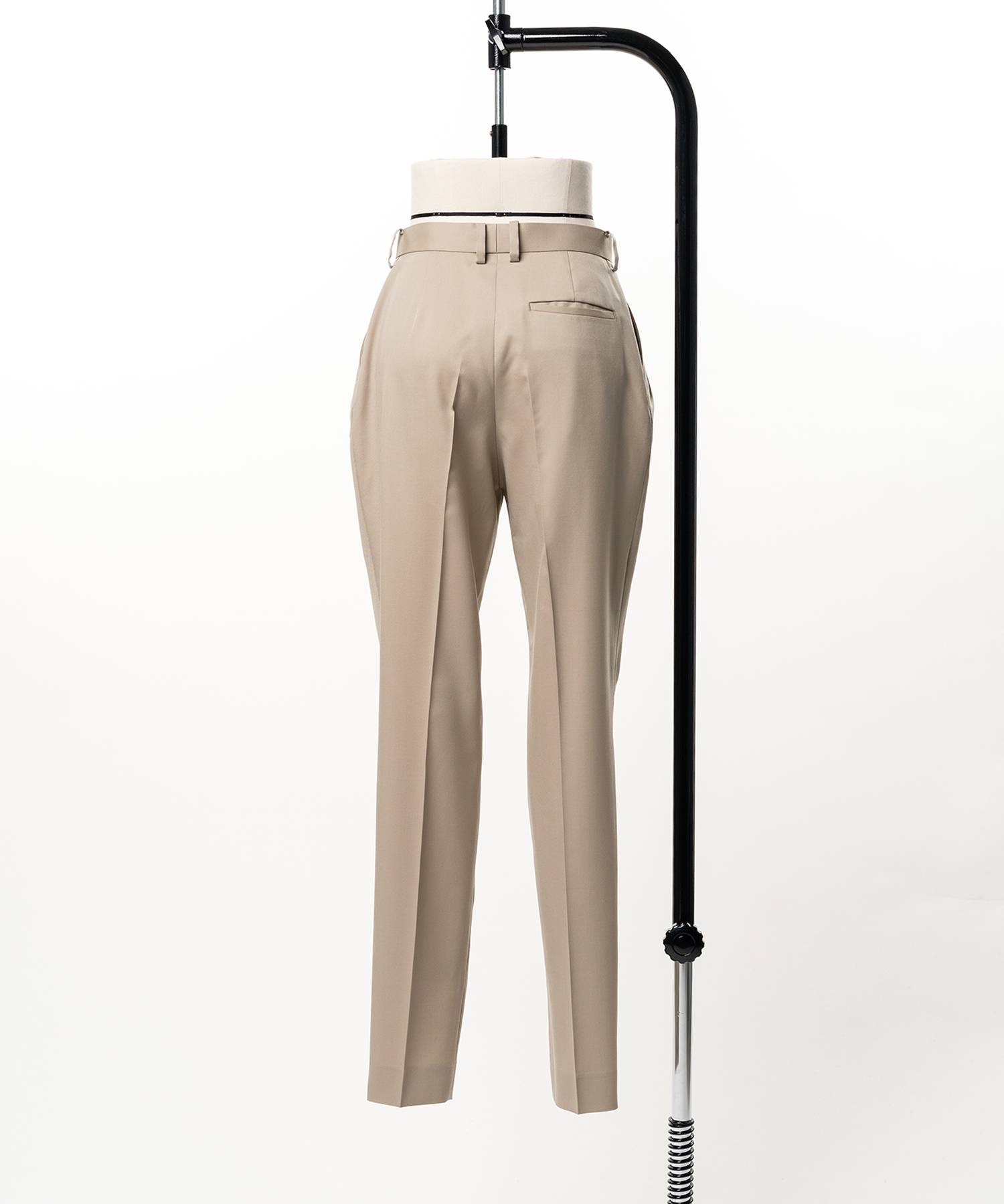 Pleated Tapered Trousers