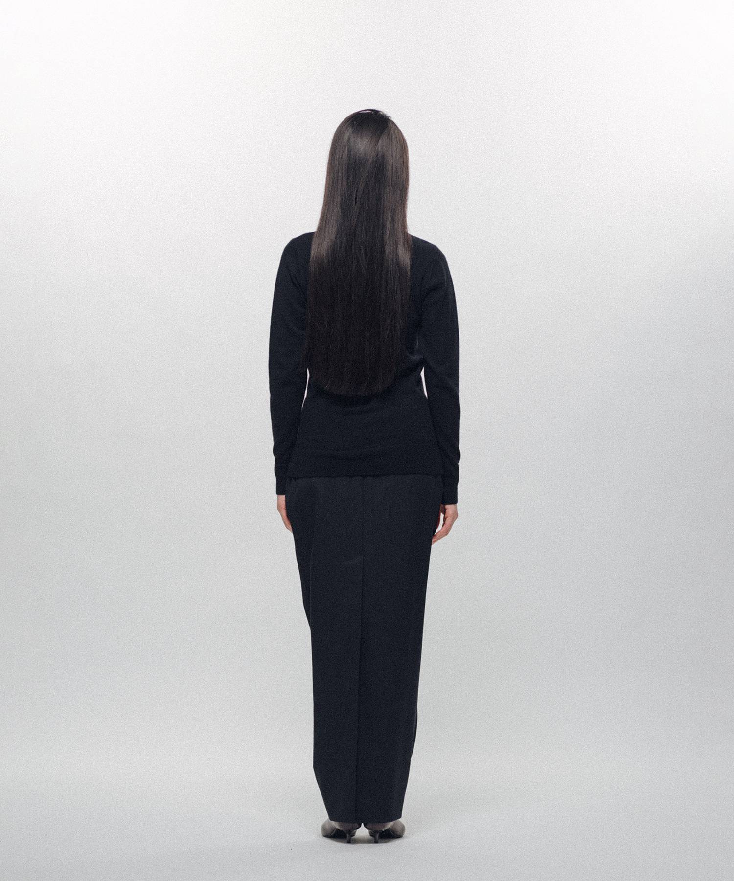 Barrel-Shaped Pencil Skirt