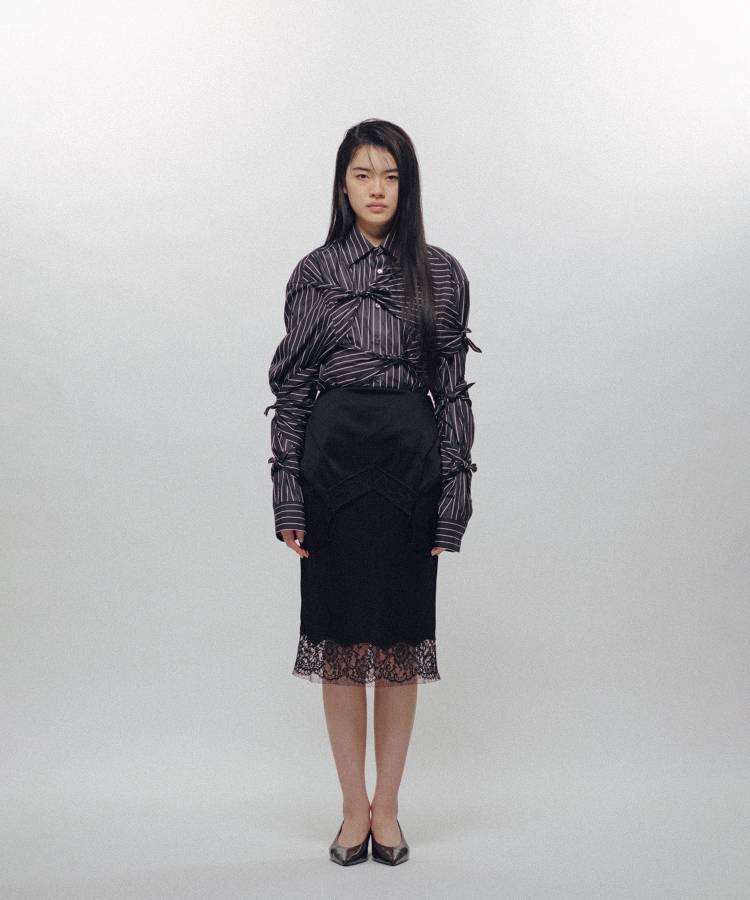Drooping Slip Skirt