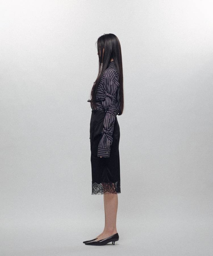 Drooping Slip Skirt