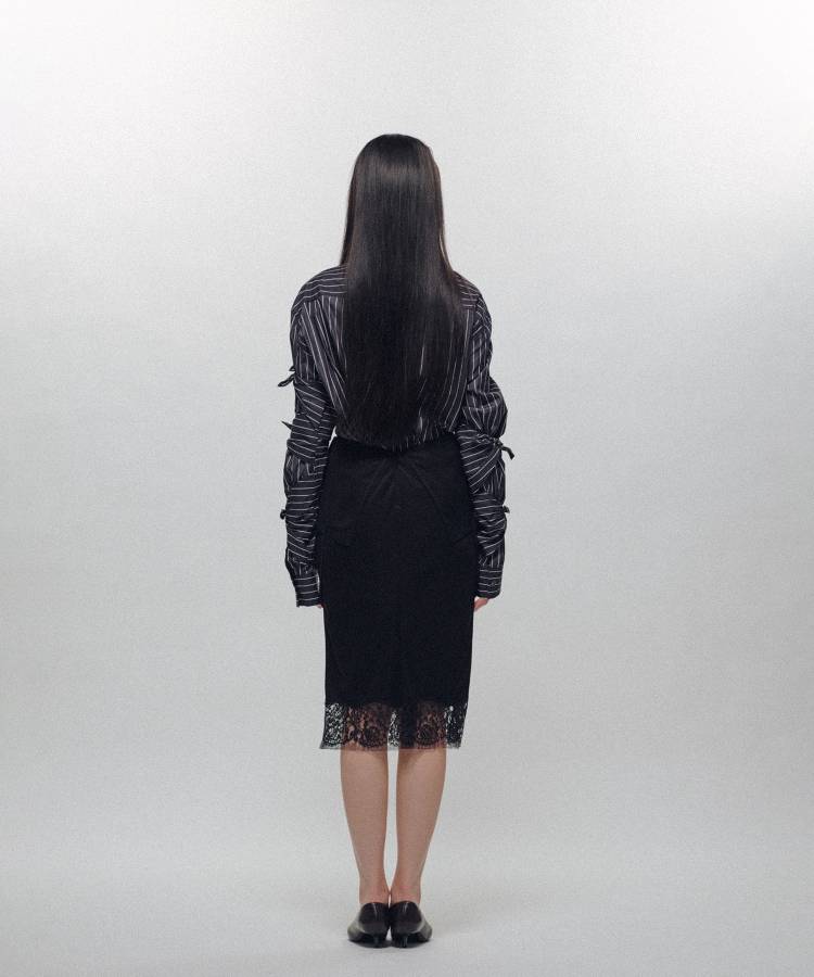 Drooping Slip Skirt