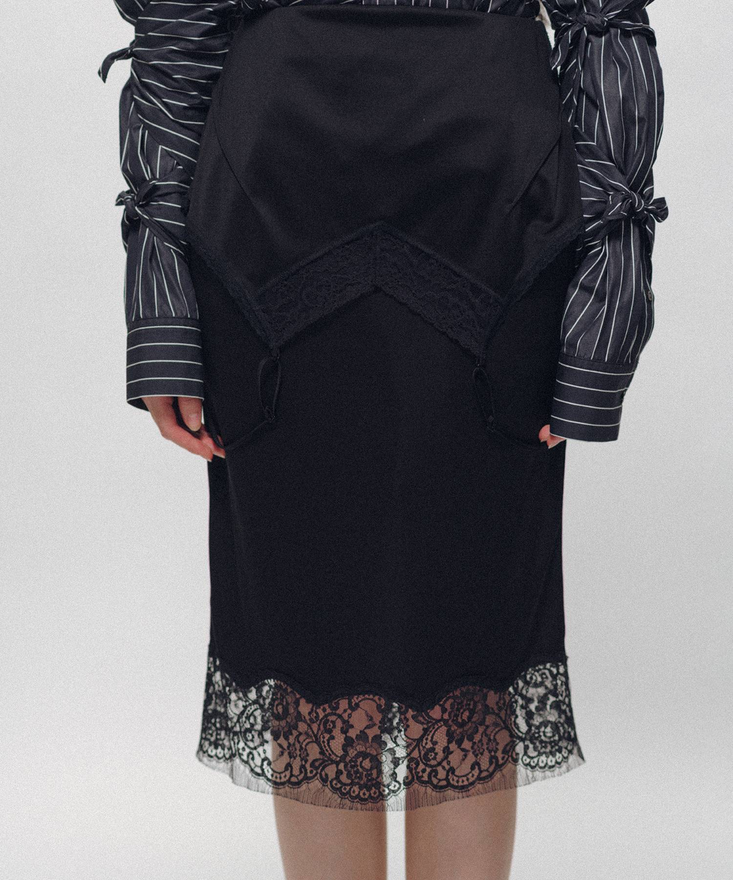 Drooping Slip Skirt