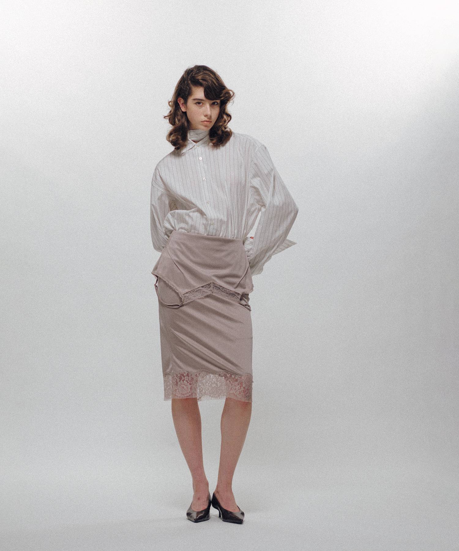 Drooping Slip Skirt