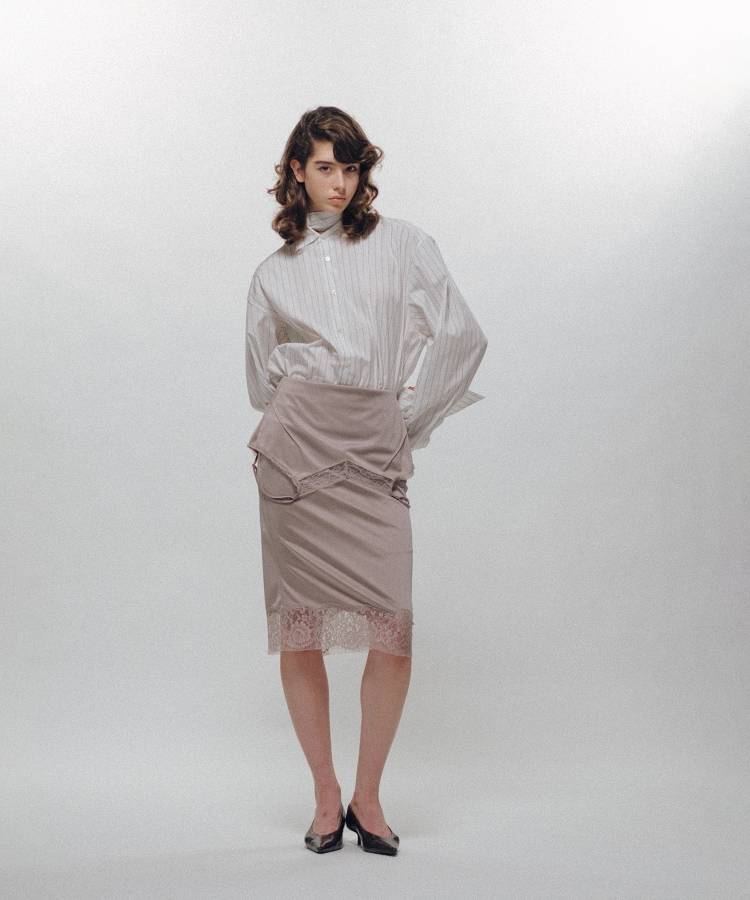 Drooping Slip Skirt