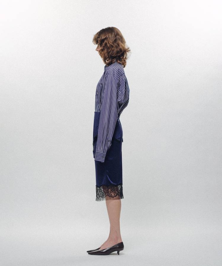 Drooping Slip Skirt