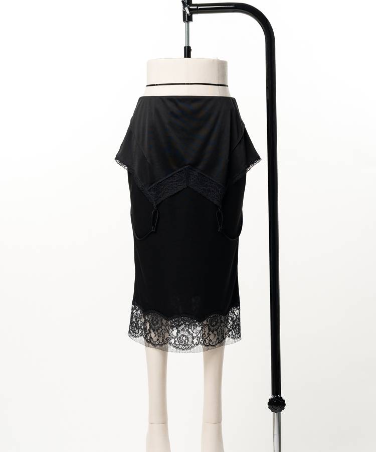 Drooping Slip Skirt