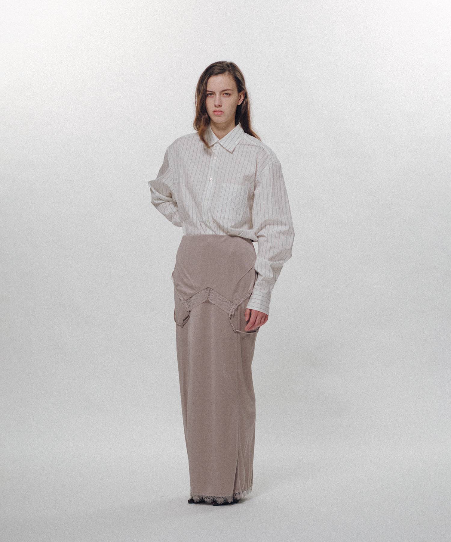 Drooping Slip Maxi Skirt