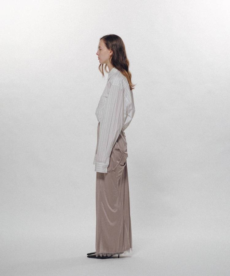 Drooping Slip Maxi Skirt