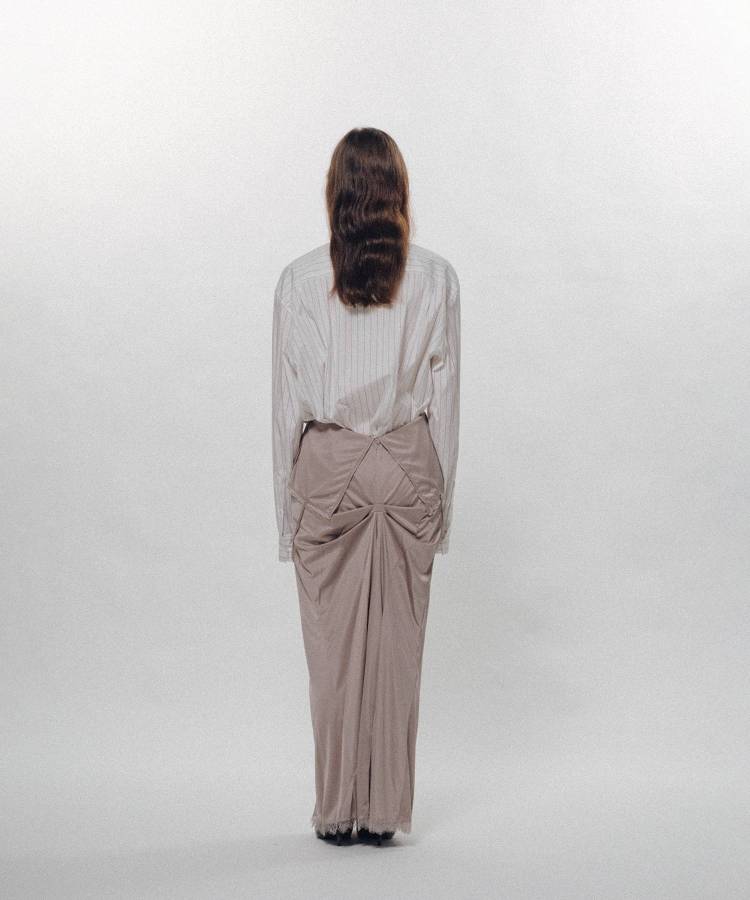 Drooping Slip Maxi Skirt