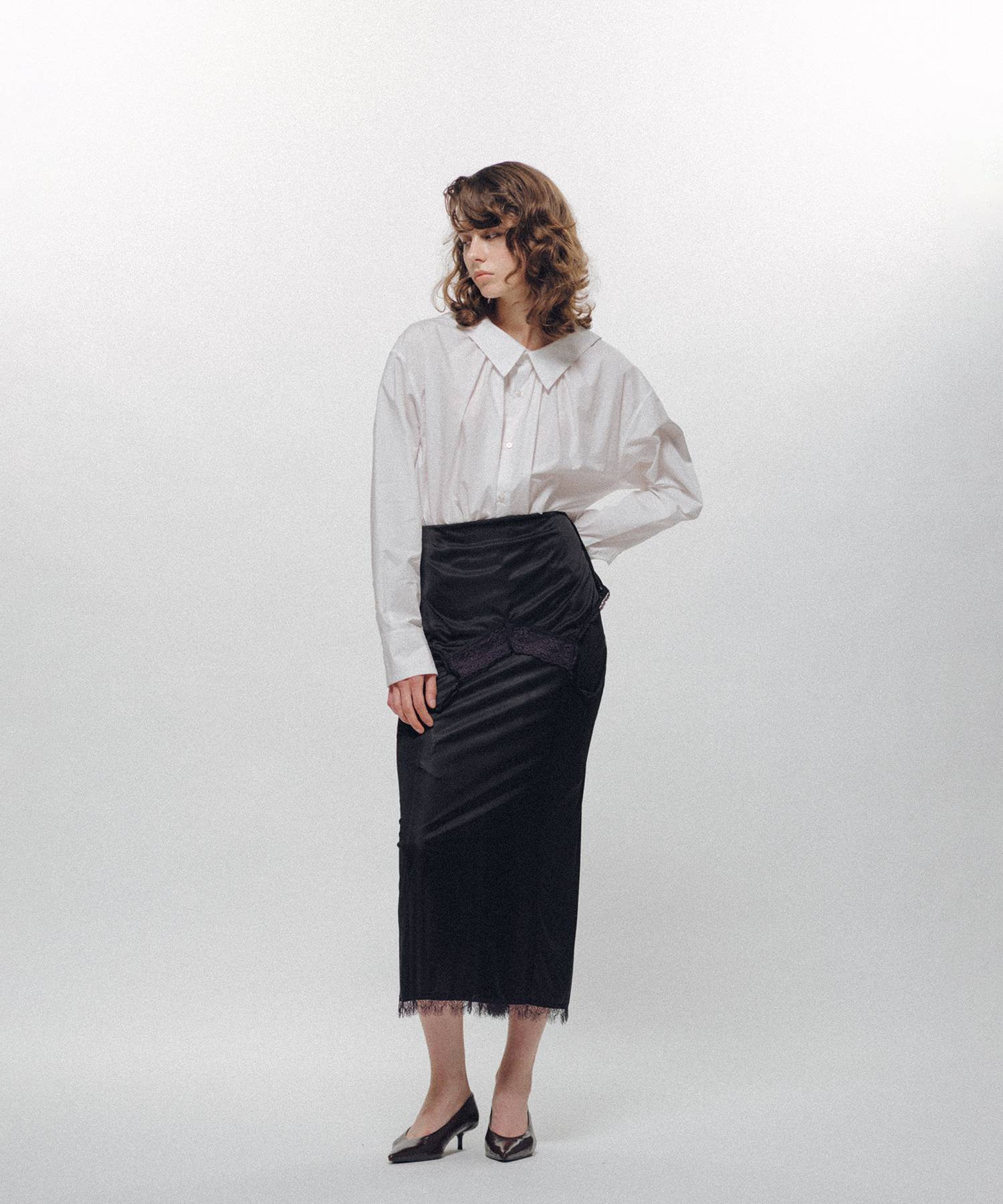 Drooping Slip Maxi Skirt